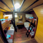 Bunk Beds on the sea safari 8 a boat we use for our snorkeling vacations snorkeling tours